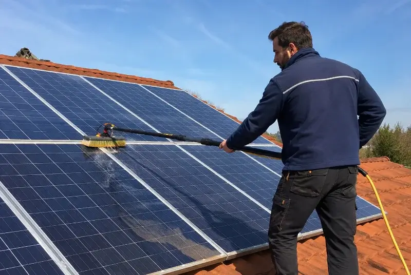 Nettoyage et entretien de panneaux solaires à Cabasse